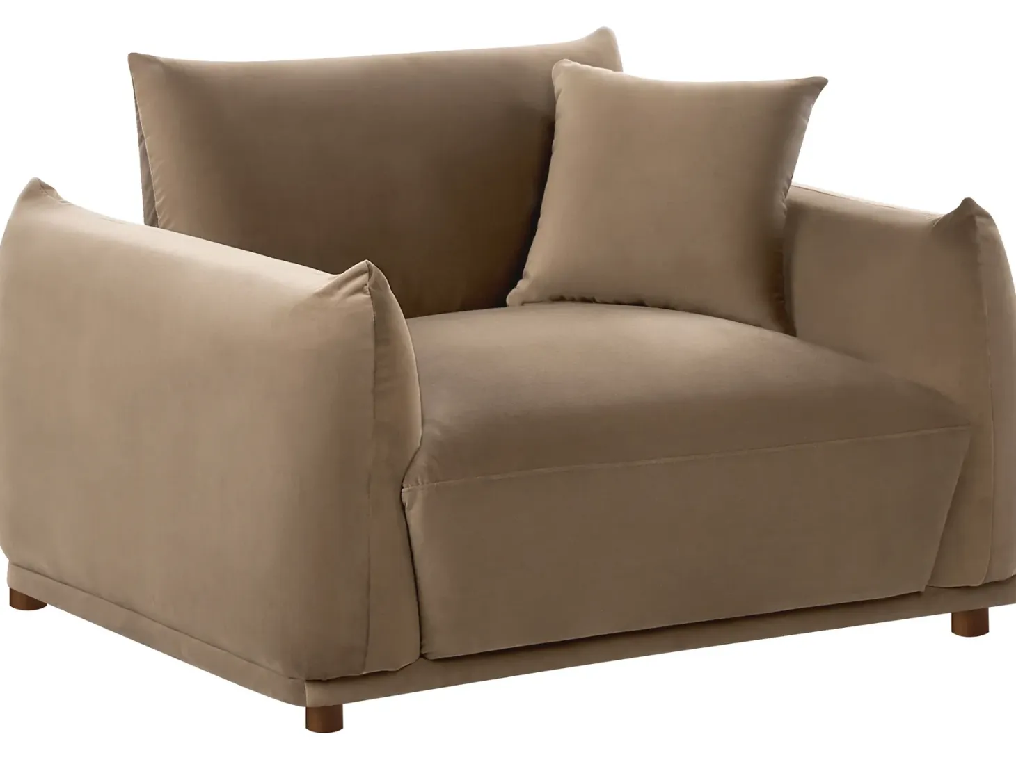 Sofasæt 5 personers JUBEK Velour Brun