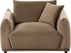 Sofasæt 5 personers JUBEK Velour Brun