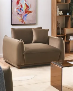 Sofasæt 5 personers JUBEK Velour Brun
