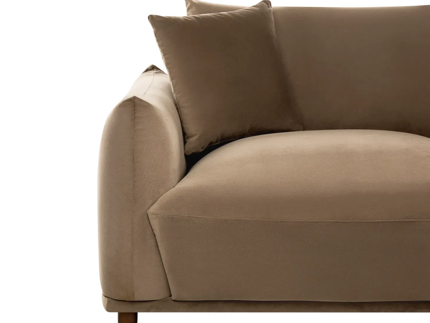 Sofasæt 5 personers JUBEK Velour Brun