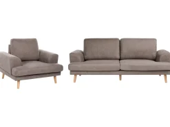 Sofasæt 4 personers KILDAL Brun