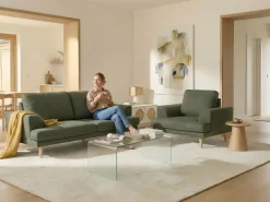 Sofasæt 4 personers KILDAL Grøn