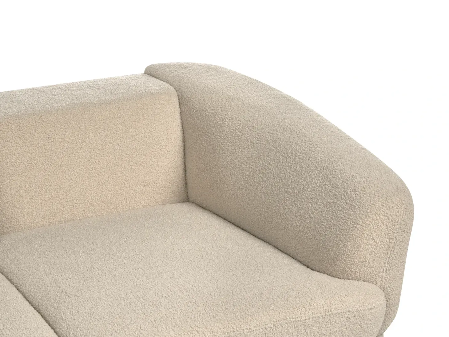 Sofasæt 3 personers KJAER Boucle Lys Beige
