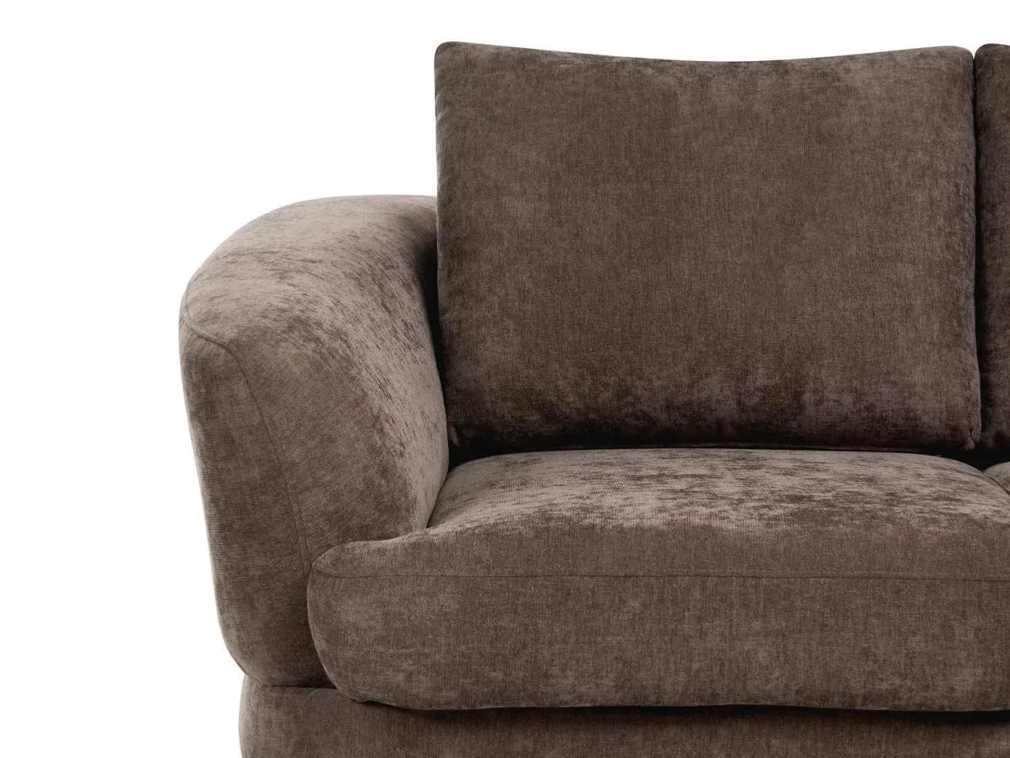 Sofasæt 3 personers KJAER Chenille Mørkebrun