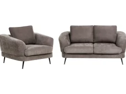 Sofasæt 3 personers KJAER Chenille Brungrå