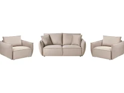 Sofasæt 5 personers KUNES Brungrå
