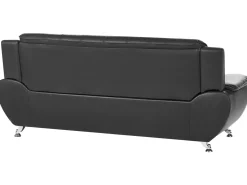 Sofasæt 6 personers LEIRA Kunstlæder Sort