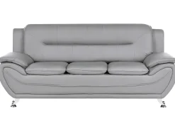 Sofasæt 6 personers LEIRA Kunstlæder Grå