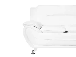 Sofasæt 6 personers LEIRA Kunstlæder Hvid