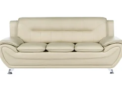 Sofasæt 6 personers LEIRA Kunstlæder Beige