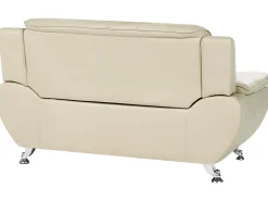 Sofasæt 6 personers LEIRA Kunstlæder Beige