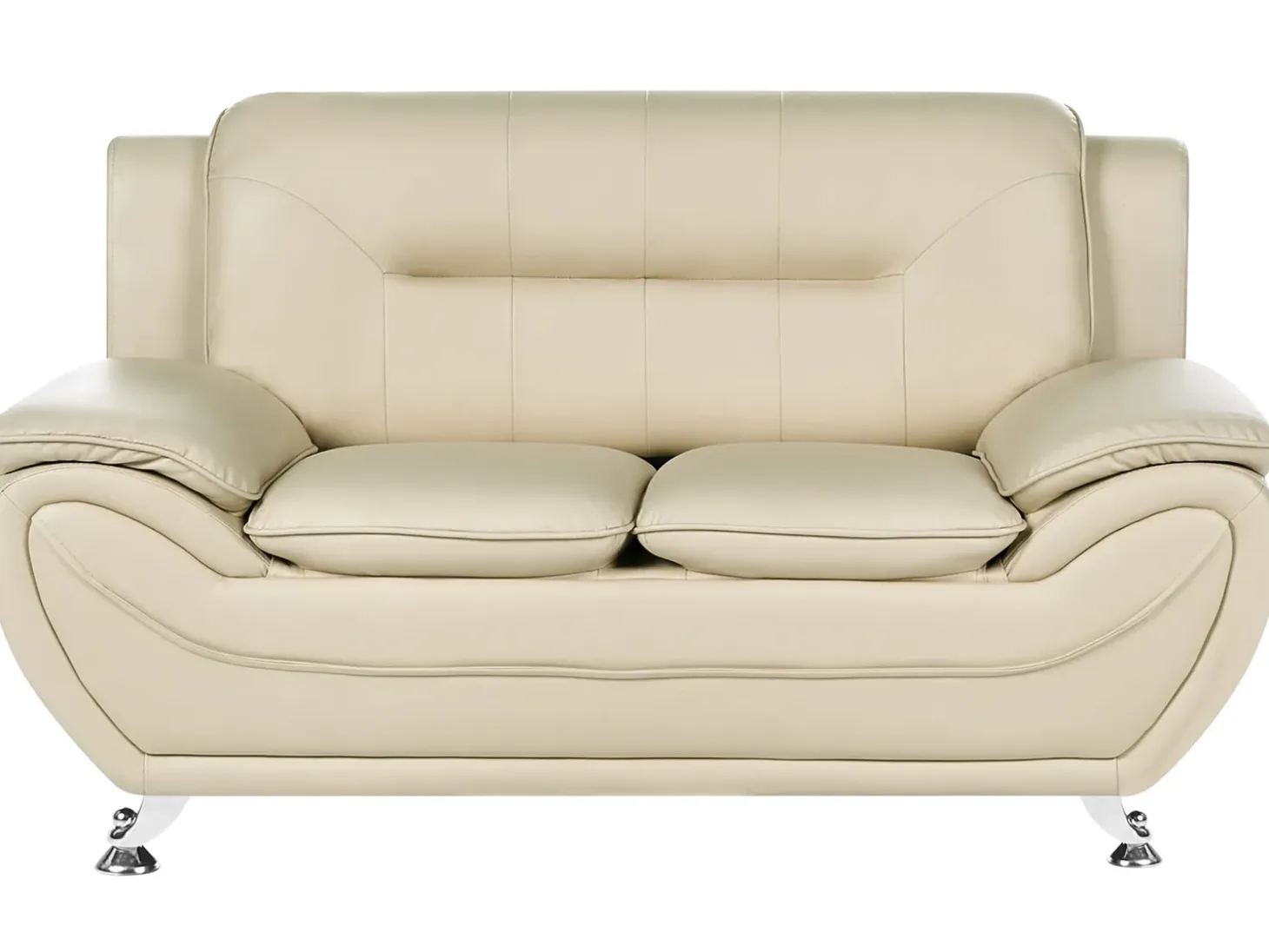 Sofasæt 6 personers LEIRA Kunstlæder Beige