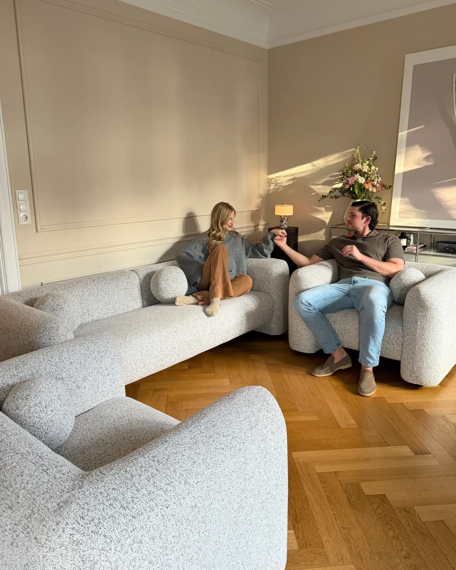 Sofasæt 5 personers LEIREN Beige