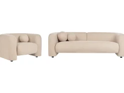 Sofasæt 4 personers LEIREN Boucle Beige