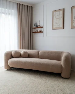 Sofasæt 4 personers LEIREN Boucle Beige