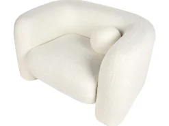 Sofasæt 5 personers LEIREN Boucle Hvid