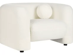 Sofasæt 5 personers LEIREN Boucle Hvid