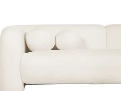 Sofasæt 5 personers LEIREN Boucle Hvid