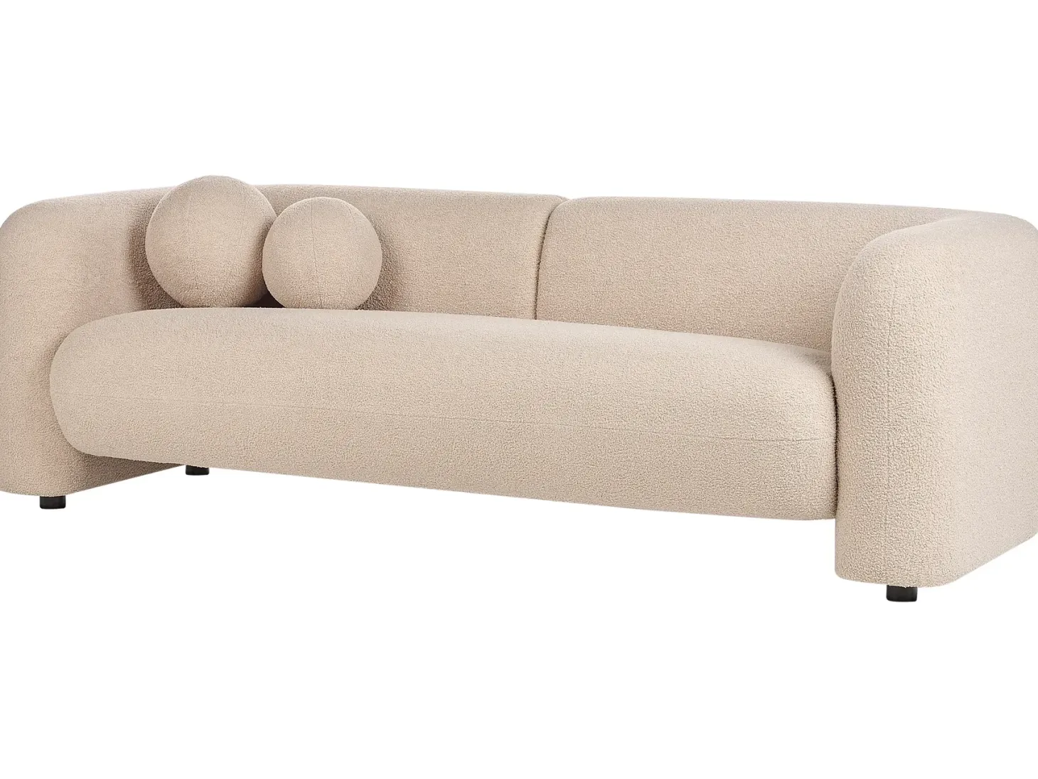 Sofasæt 5 personers LEIREN Boucle Beige