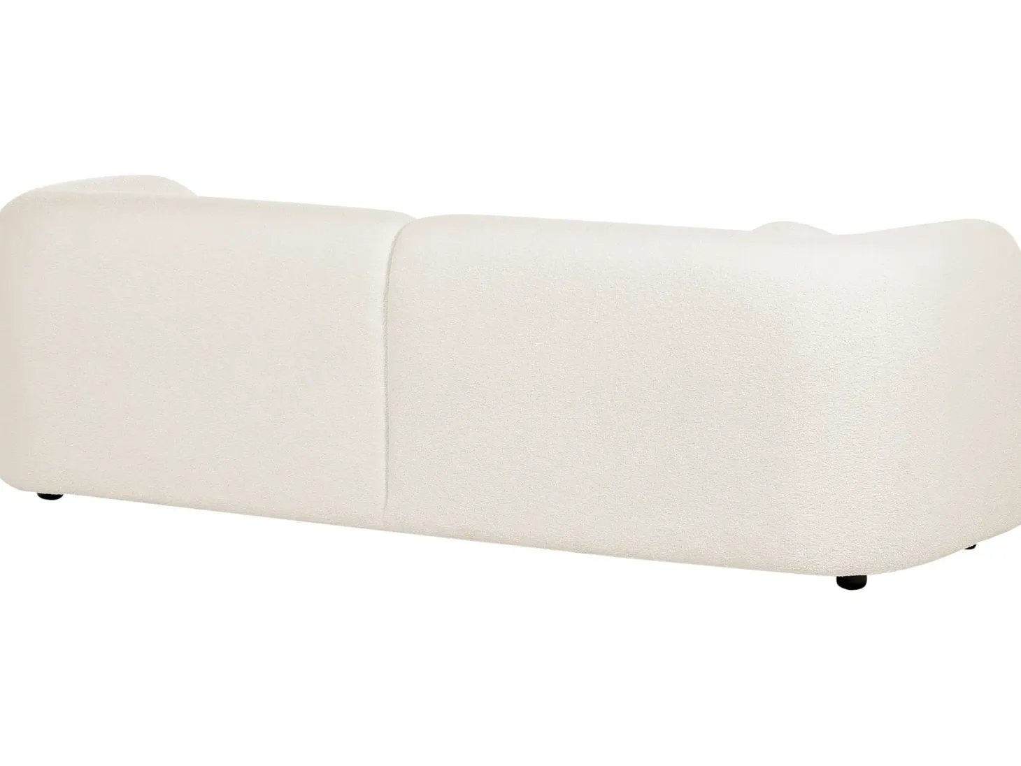 Sofasæt 4 personers LEIREN Boucle Hvid