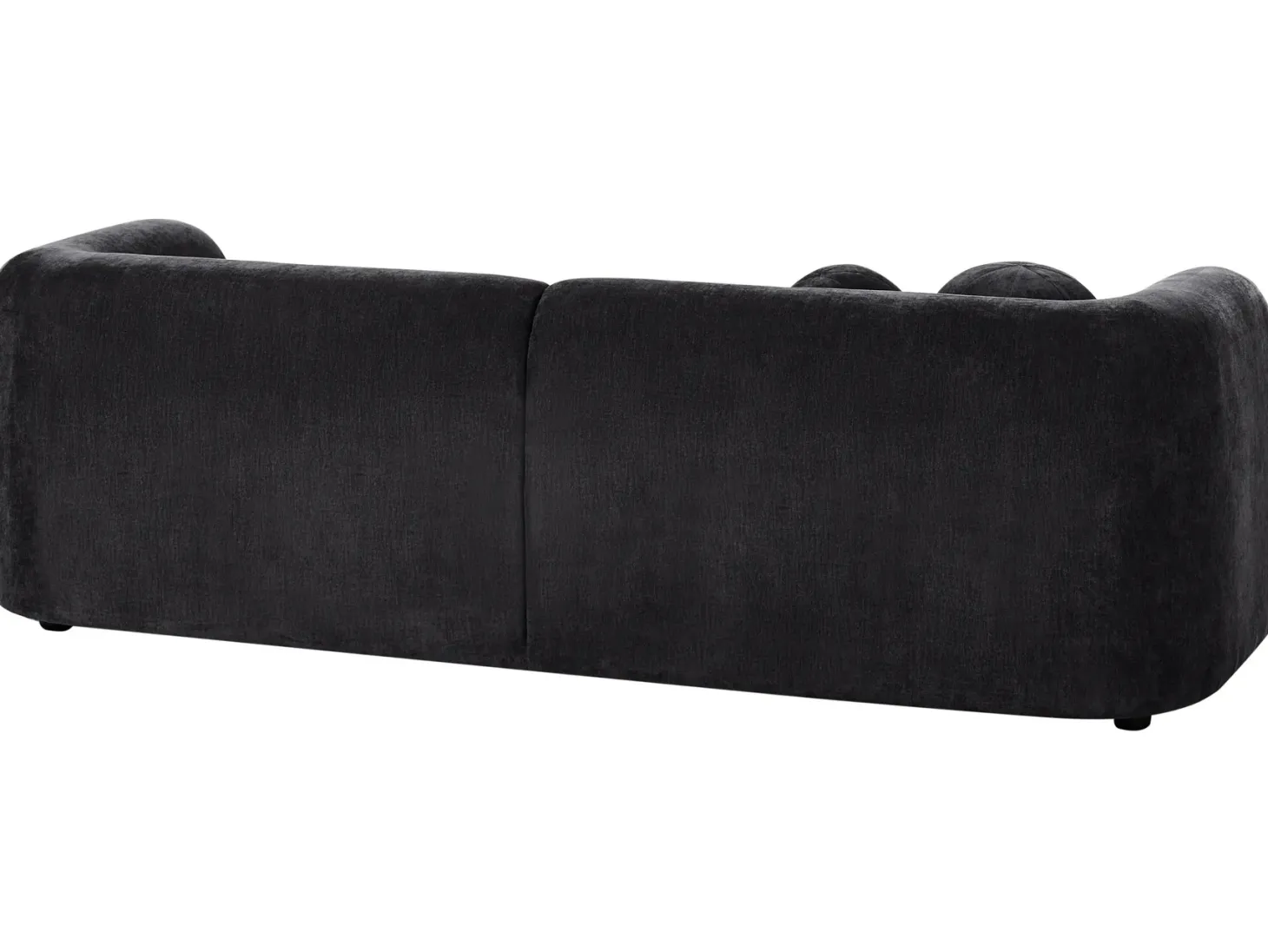 Sofasæt 4 personers LEIREN Chenille Sort