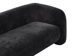 Sofasæt 4 personers LEIREN Chenille Sort