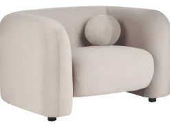 Sofasæt 4 personers LEIREN Velour Brungrå