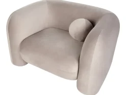 Sofasæt 4 personers LEIREN Velour Brungrå
