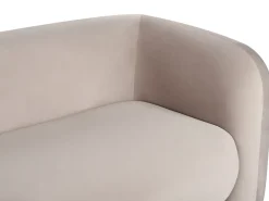 Sofasæt 5 personers LEIREN Velour Brungrå