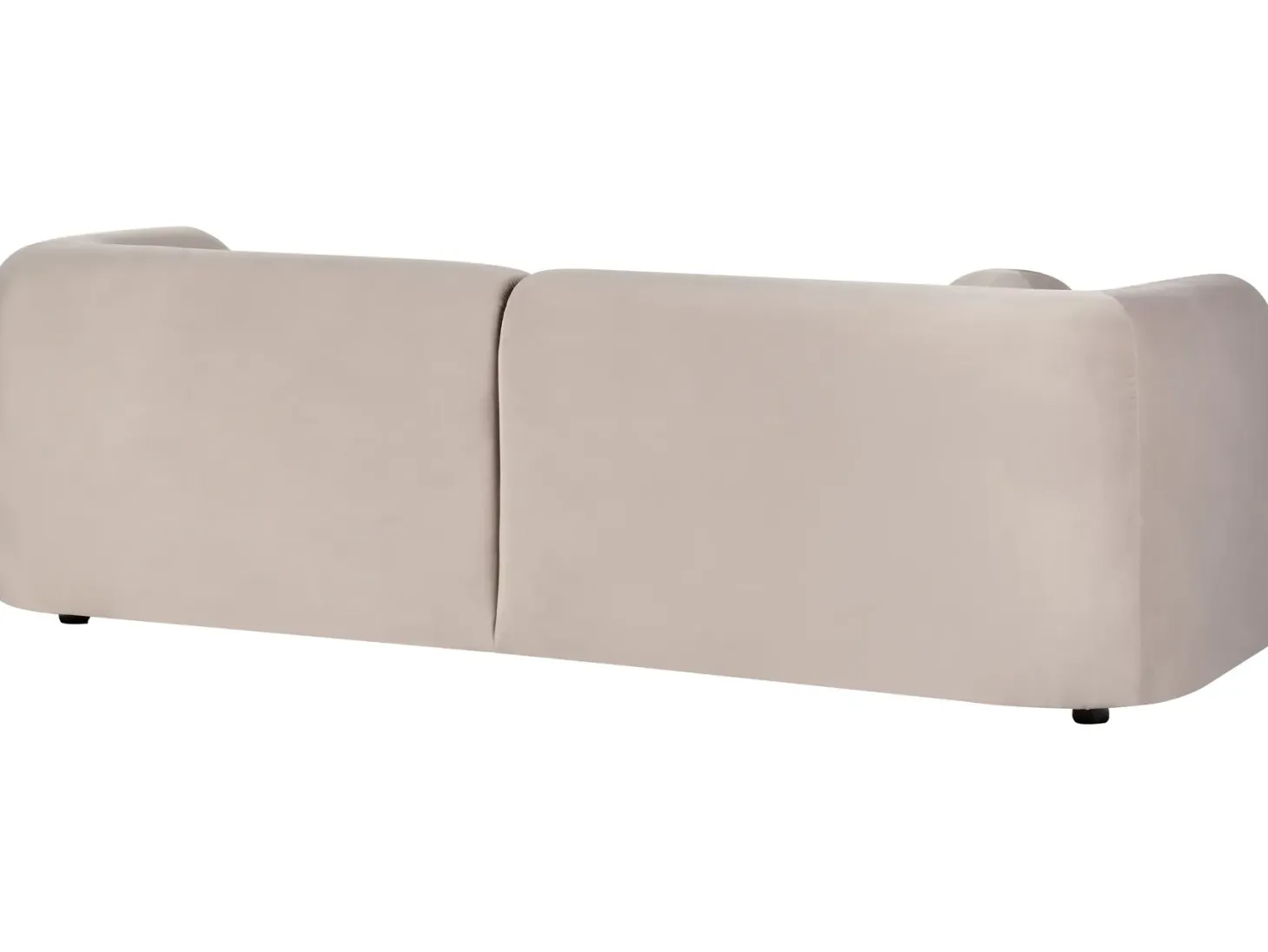 Sofasæt 5 personers LEIREN Velour Brungrå