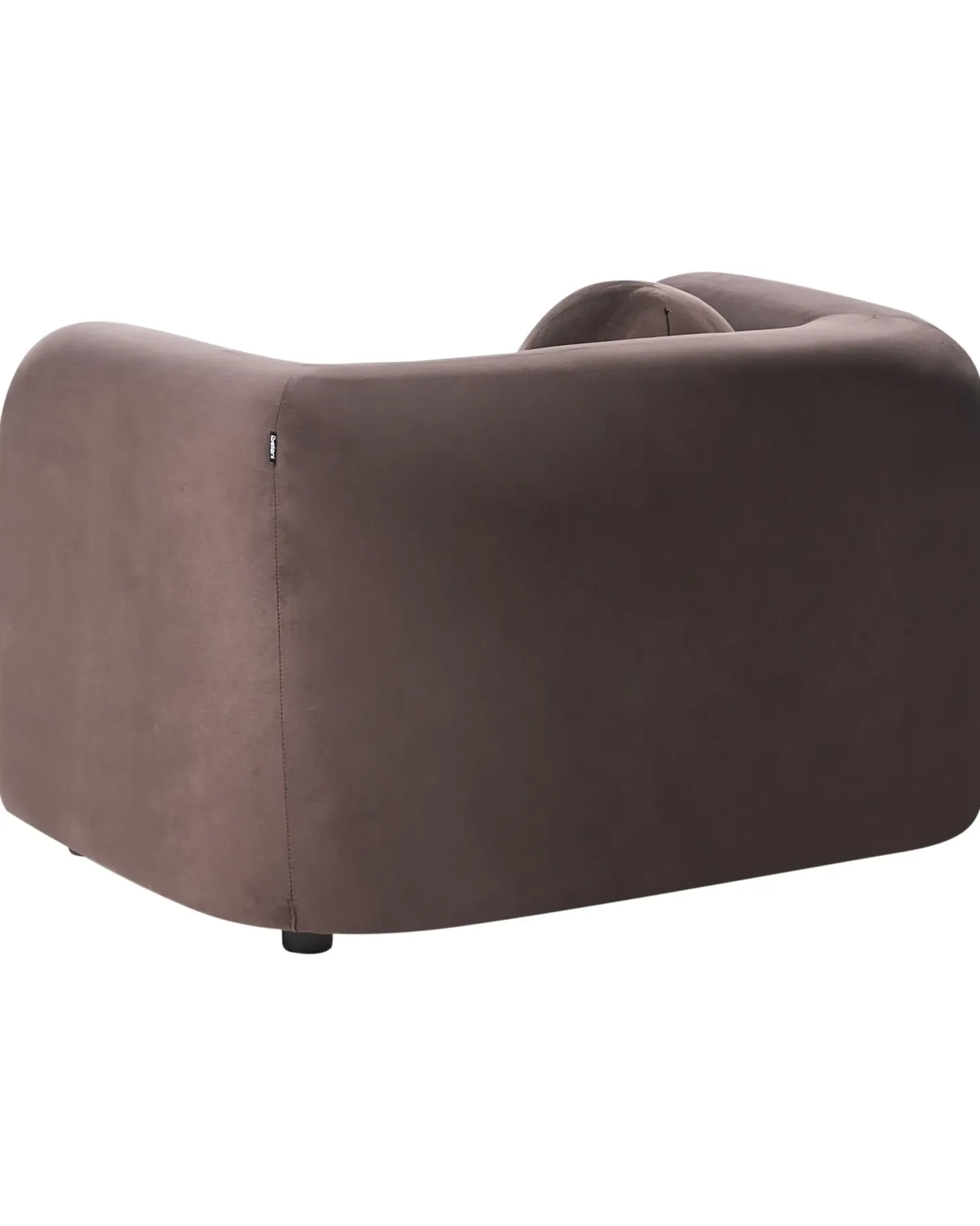 Sofasæt 4 personers LEIREN Velour Mørkebrun