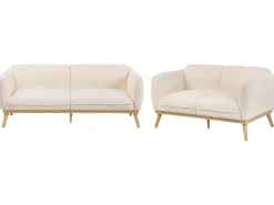 Sofasæt 5 personers LJUNG Boucle Lys Beige