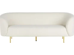 Sofasæt 6 personers LOEN Boucle Hvid