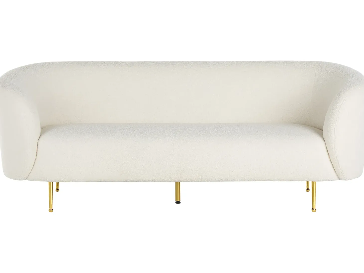 Sofasæt 6 personers LOEN Boucle Hvid