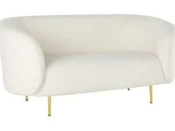 Sofasæt 6 personers LOEN Boucle Hvid