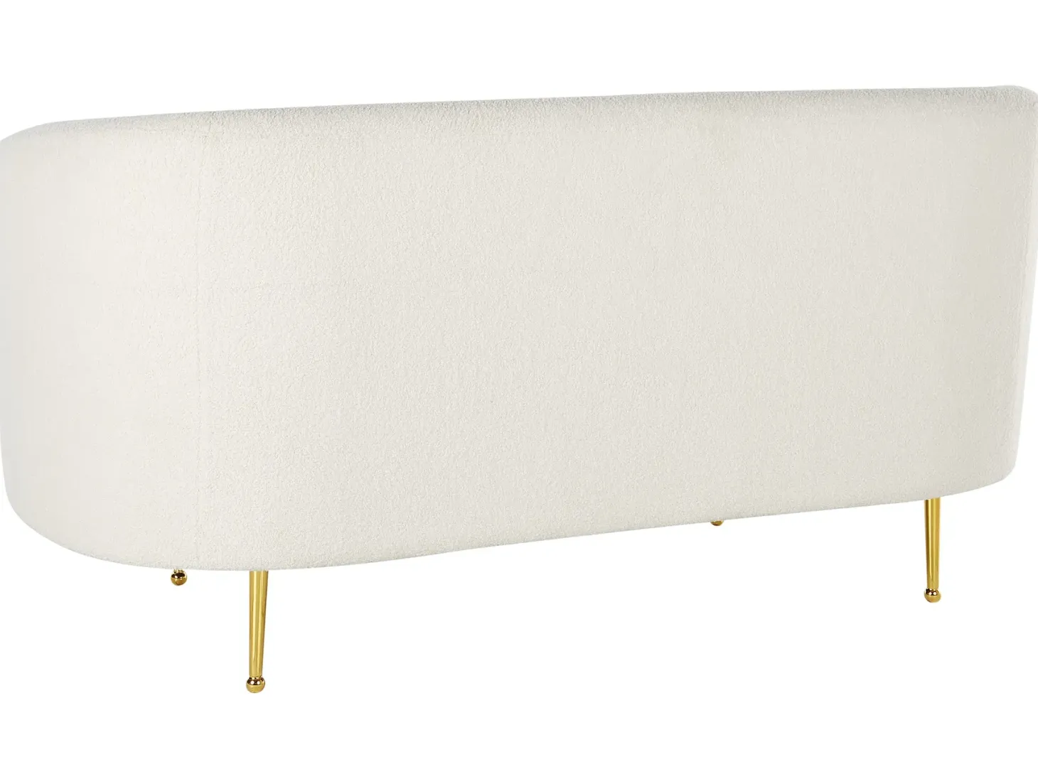 Sofasæt 6 personers LOEN Boucle Hvid