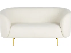 Sofasæt 6 personers LOEN Boucle Hvid