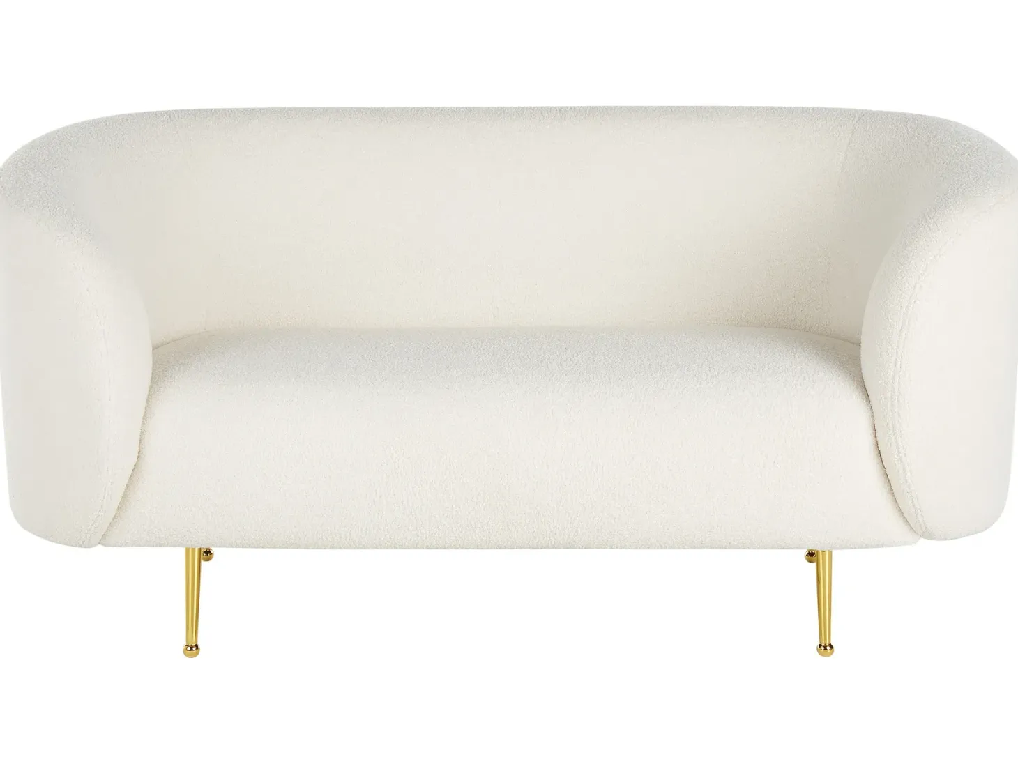 Sofasæt 6 personers LOEN Boucle Hvid