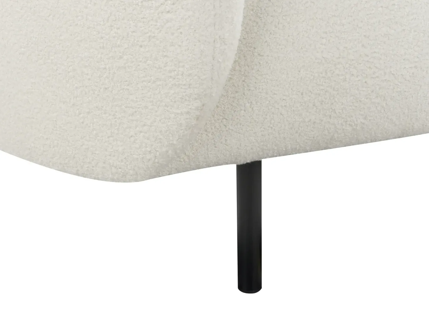 Sofasæt 6 personers LOEN Boucle Hvid