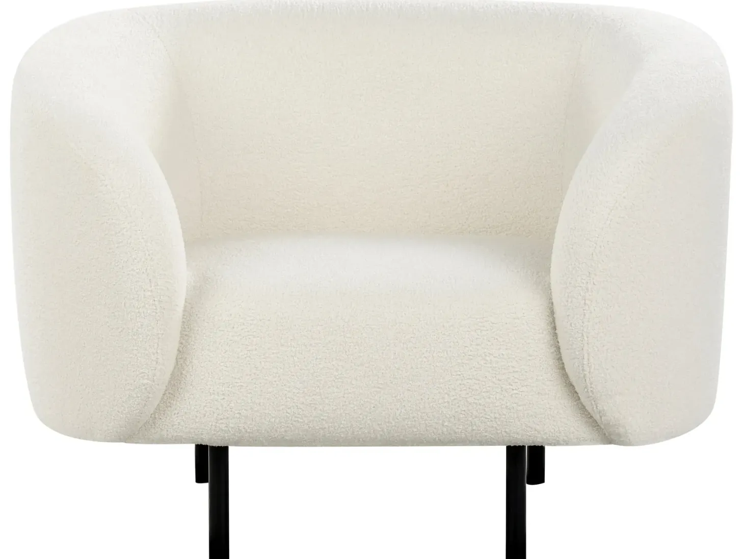 Sofasæt 6 personers LOEN Boucle Hvid