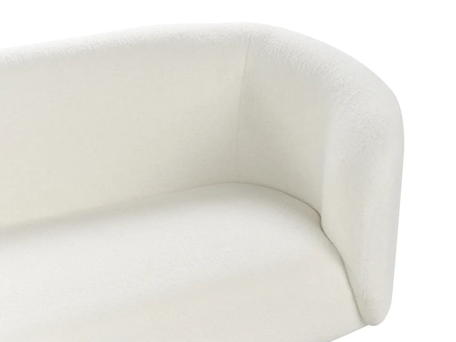 Sofasæt 6 personers LOEN Boucle Hvid