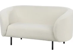 Sofasæt 6 personers LOEN Boucle Hvid