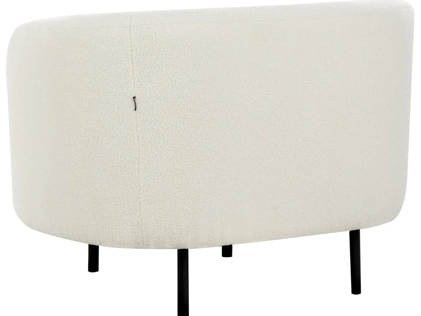 Sofasæt 6 personers LOEN Boucle Hvid