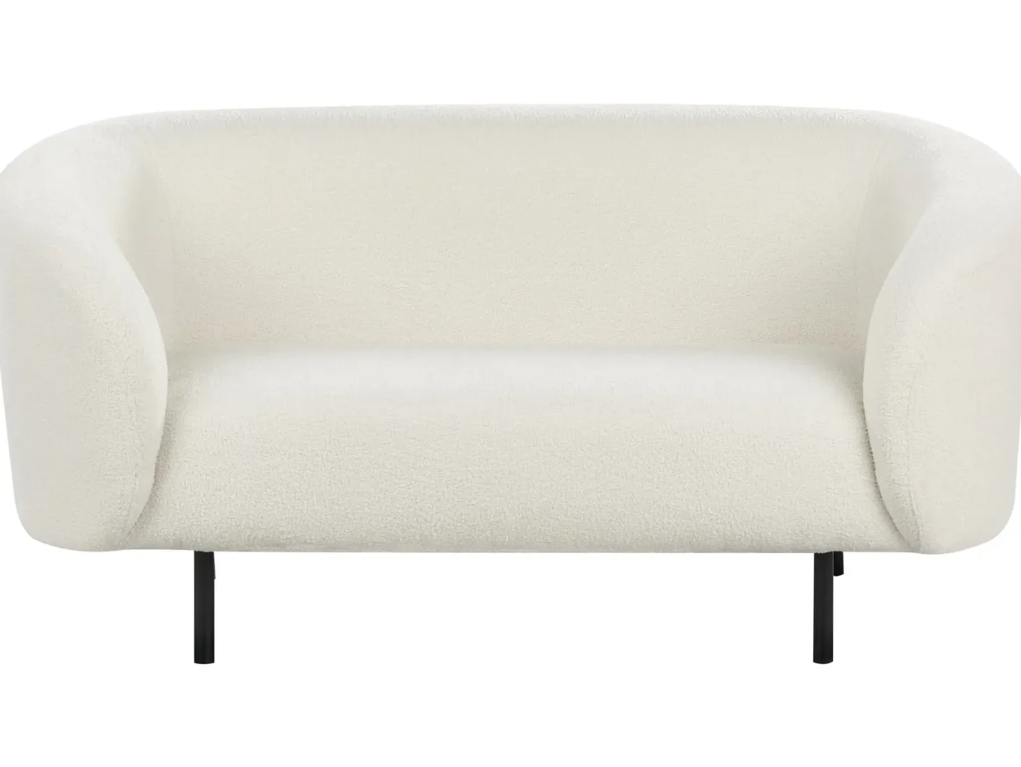 Sofasæt 6 personers LOEN Boucle Hvid