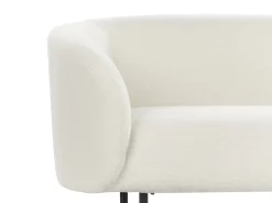 Sofasæt 6 personers LOEN Boucle Hvid