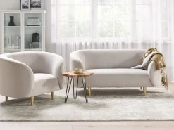 Sofasæt 3 personers LOEN Lys Beige