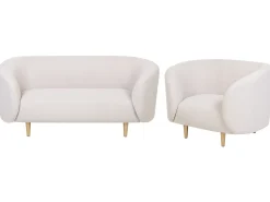 Sofasæt 3 personers LOEN Lys Beige