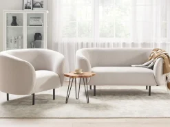 Sofasæt 3 personers LOEN Lys Beige