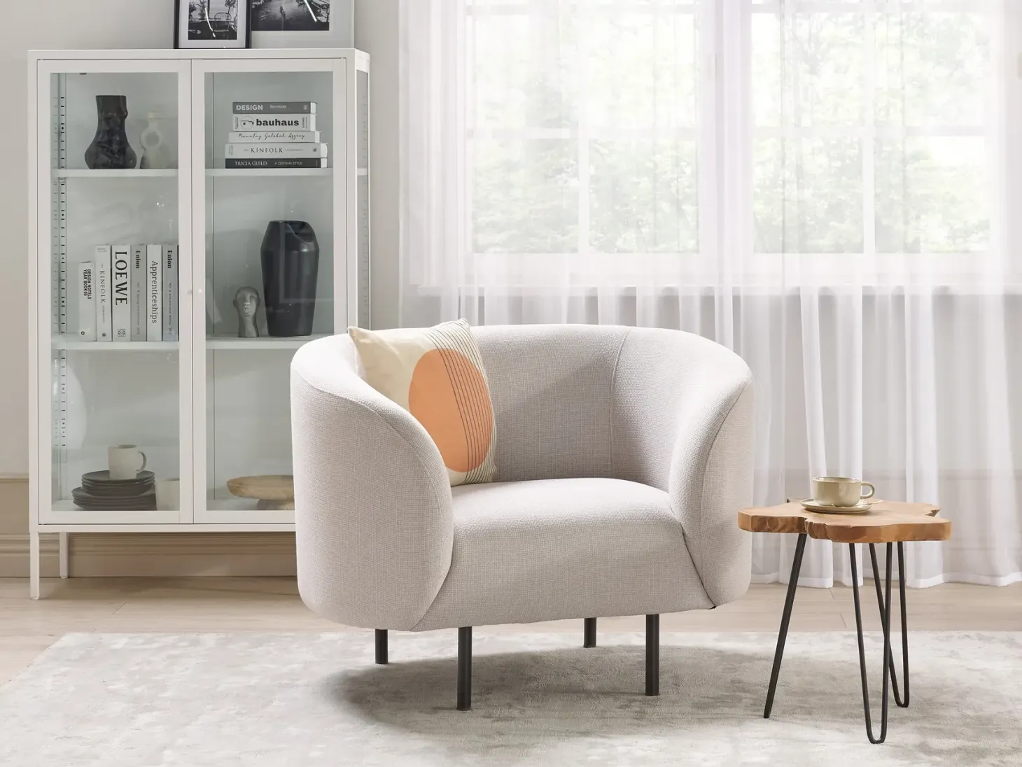 Sofasæt 3 personers LOEN Lys Beige