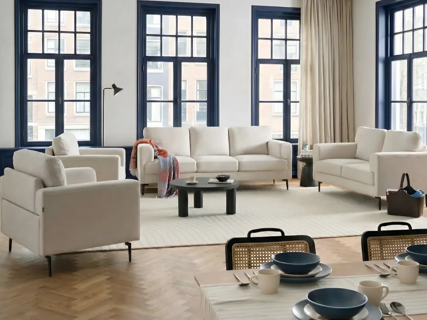 Sofasæt 7 personers LOUSTO Lys Beige